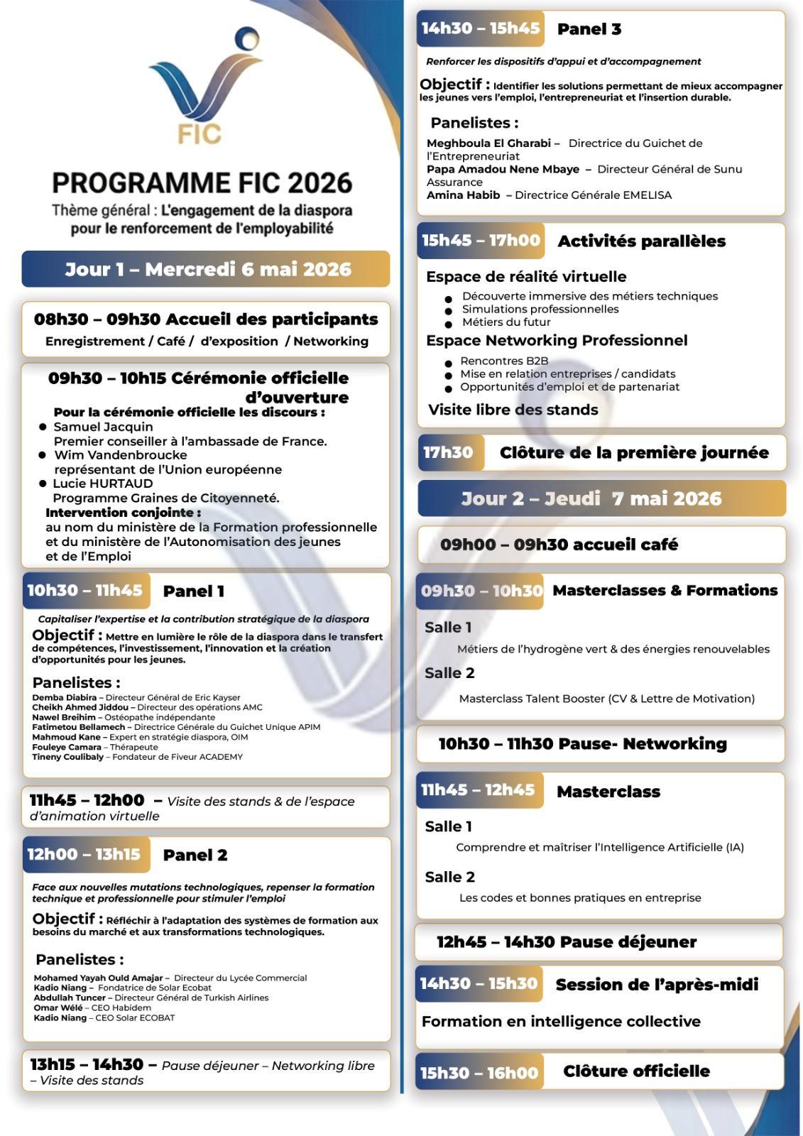 LE FORUM INTERNATIONAL DES COMPETENCES 2026